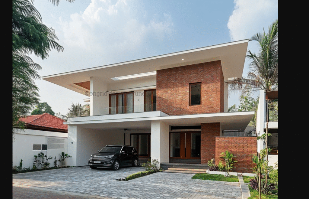 Contemporary Shear wall Villa