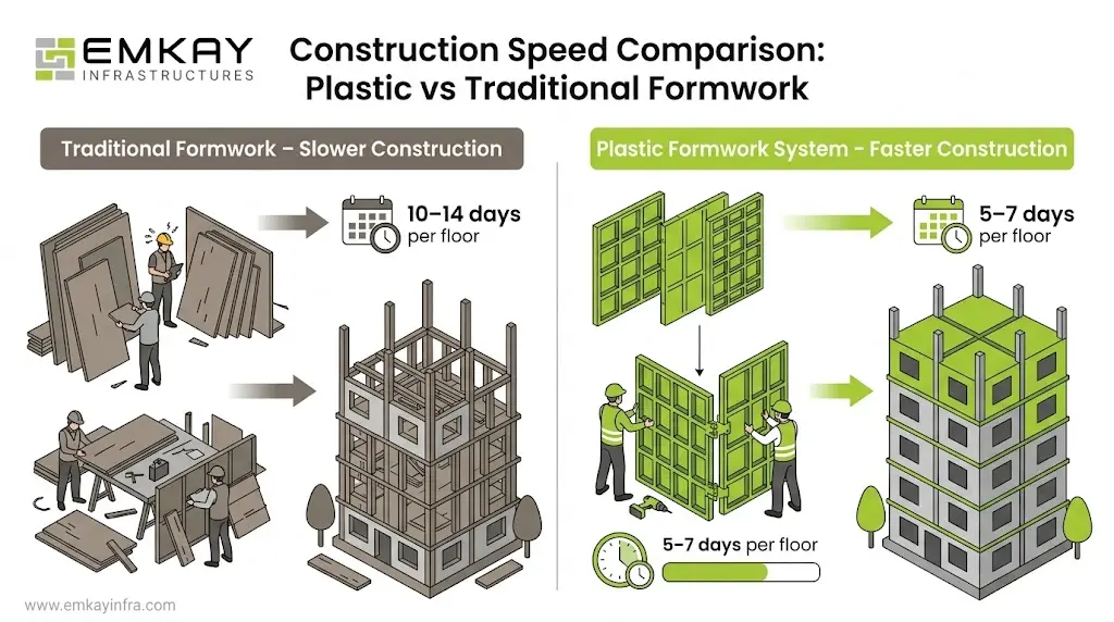Plastic vs Traditional Formwork